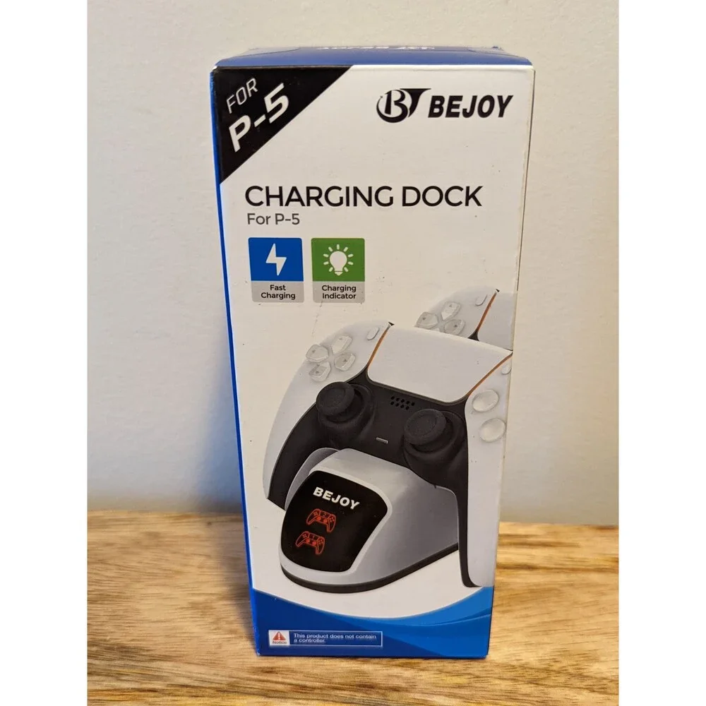 New - PS5 Game Controller Dual Charging Dock Bejoy Charges 2 at a time
